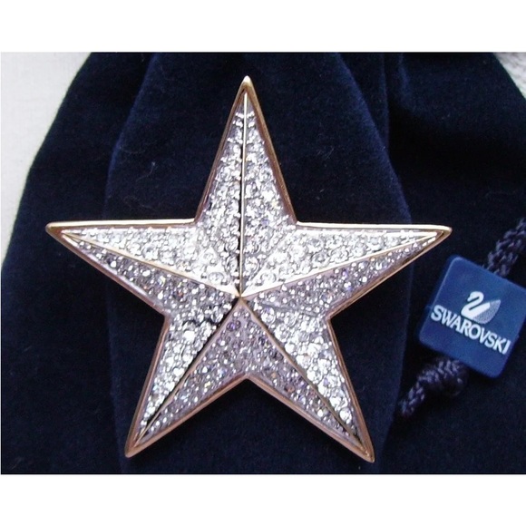 Swarovski star pin new - Picture 2 of 4